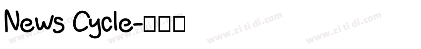 News Cycle字体转换